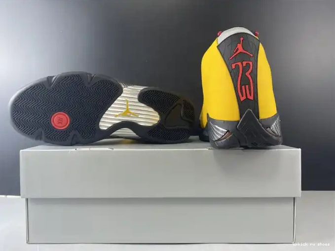 Rep AIR UNIVERSITY JORDAN GOLD 14 BQ3685-706 RETRO 0618